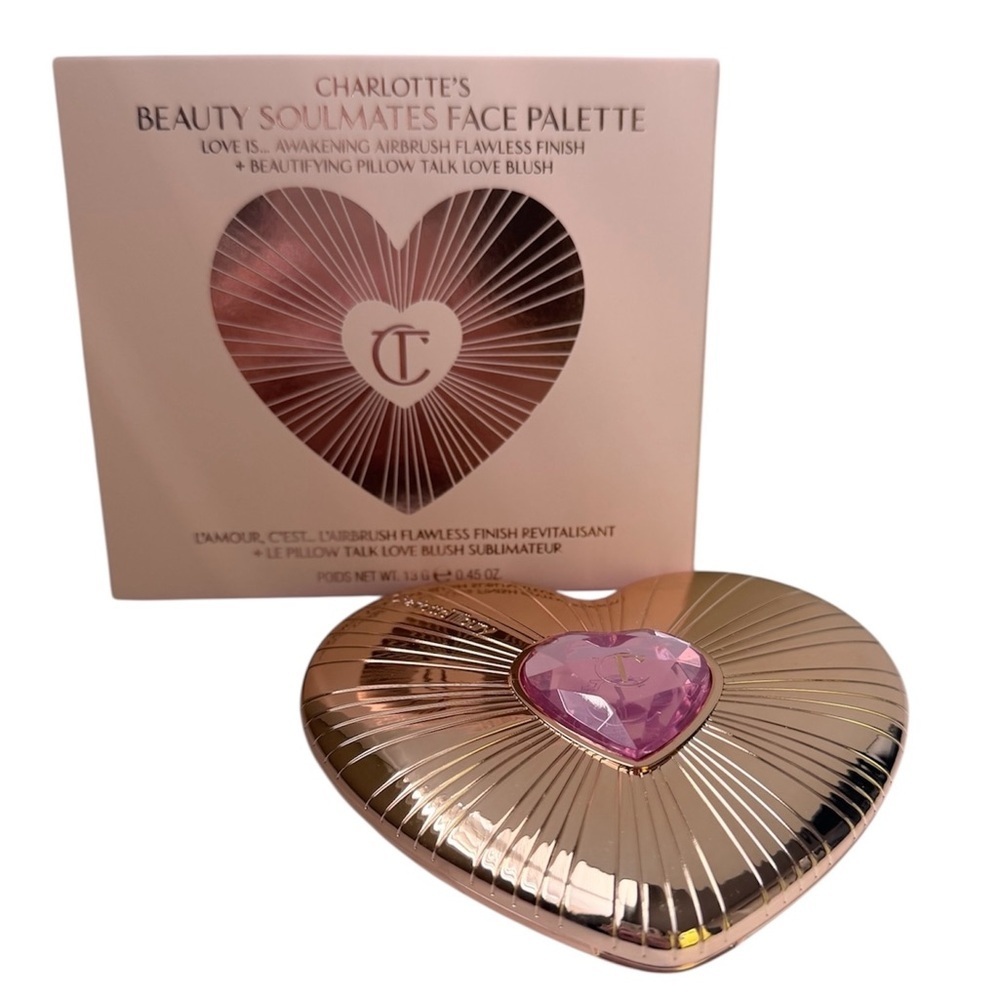 Charlotte Tilbury Beauty Soulmates Flawless Peach LE Discontinued Face Palette - Picture 4 of 6